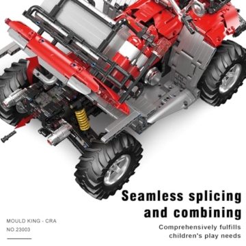 Mould King 23003 Feuerwehr-Motorrad Technik Motor