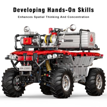 Mould King 23003 Feuerwehr-Motorrad Technik