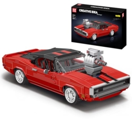 Mould King Muscle-Car 10112 mit 1869 Teilen rot