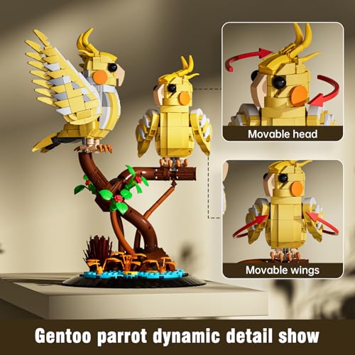 Mould King Papagei 10150 Tier-Diorama