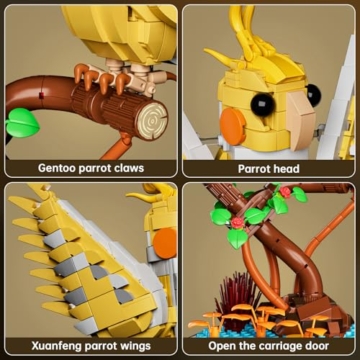 Mould King Papagei 10150 Tier-Diorama