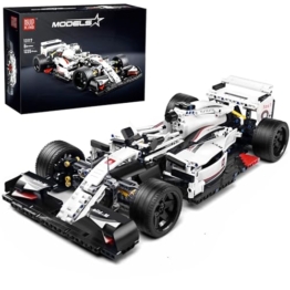 Mould King Technik Formula Rennauto Bausteine, 1235 Teile Bauset für Kinder - Sammlerstück - Geschenk für Jungen & Mädchen ab 10 Jahren oder Erwachsene Fans (Statische Version) - 1