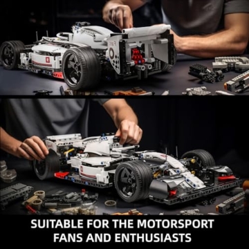 Mould King Technik Formula Rennauto Bausteine, 1235 Teile Bauset für Kinder - Sammlerstück - Geschenk für Jungen & Mädchen ab 10 Jahren oder Erwachsene Fans (Statische Version) - 6