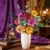 Muttertag 891-teiliger Blumenstrauß-Bausatz, Künstliche Pflanzen-Blumen-Kit | Spielzeug für Kinder, botanische Sammlung für Erwachsene (Frauen/Mädchen), Geburtstag Geschenk für Mama, Ehefrau, Mutter - 7
