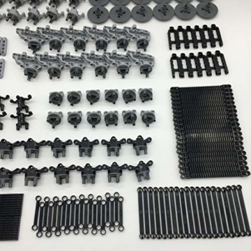 Myse Technik Ersatzteile Set, Technik Pleuelstange Zubehör Bremsscheibe Kit Teile Klemmbausteine, Kompatibel mit Lego Technic - 5