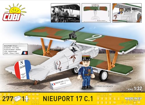 COBI Nieuport 17 C.1 – Jagdflugzeug des 1. Weltkriegs (COBI-2997) Box
