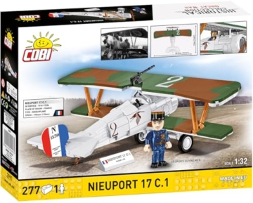 COBI Nieuport 17 C.1 – Jagdflugzeug des 1. Weltkriegs (COBI-2997) Modell