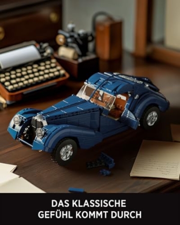 Nifeliz Auto-Modellbausatz Vintage Klemmbausteine für Erwachsene, Maßstab 1:14 Sammlerauto Sportwagen Modell Auto, Sammlerstücke für Zuhause oder das Büro (1,127 Teile, NF10320) - 3