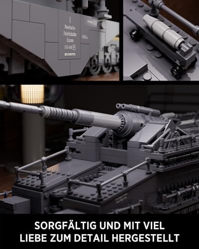 Nifeliz Eisenbahngeschütz DORA 80-cm-Kanone MOC