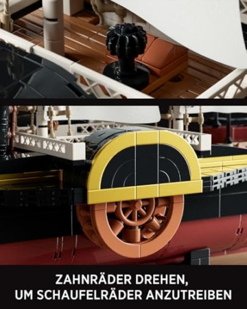 Nifeliz Schiff Great Western Dampfschiff Klemmbausteine, NF10346 - 3