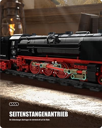 Nifeliz Zug BR01 Retro Dampflok Express – Klassische Eisenbahn