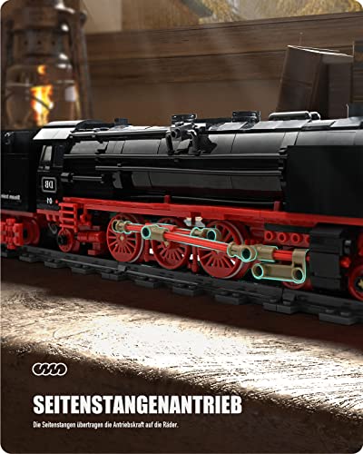 Nifeliz Zug BR01 Retro Dampflok Express – Klassische Eisenbahn