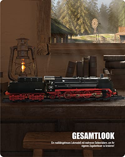 Nifeliz Zug BR01 Retro Dampflok Express – Klassische Eisenbahn