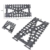 NUOJIAYING City Bausteine Schienen Set, Eisenbahn Erweiterungs Sets City Schienen Zug für Bausteine Geschenke, Zwei-Wege Schienenwechsel-Bausteinzubehör Schienen Zubehör Klemmbausteine - 3