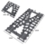 NUOJIAYING City Bausteine Schienen Set, Eisenbahn Erweiterungs Sets City Schienen Zug für Bausteine Geschenke, Zwei-Wege Schienenwechsel-Bausteinzubehör Schienen Zubehör Klemmbausteine - 4