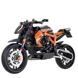 NUOJIAYING Technik Motorrad Klemmbausteine, 579 Teile Klemmbausteine Technik Supermotorrad, Technik Motorrad Modell Kompatibel mit großen Marken - 1