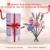 Otekuvic Klemmbausteine Blumenstrauß Rosen – 547 Teile Botanical Building Blocks, DIY Blumen Bouquet zum Bauen, künstliche Blumen Deko für Zuhause, Geschenkidee für Erwachsene - 5
