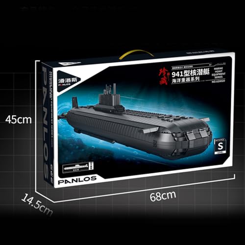 Panlos 628020 U-Boot – 4474 Teile Klemmbaustein-Gigant Box