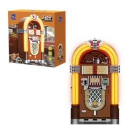 PANTASY 85020 Retro-Jukebox mit Sound & Münzfunktion