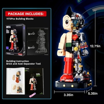 PANTASY Astro Boy Roboter-Set, 32 cm, Astro Boy - 6