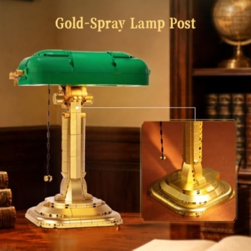 PANTASY Bankerlampe Bauset für Erwachsene, beleuchtetes Retro-Modell - 4