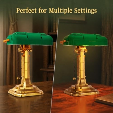 PANTASY Bankerlampe Bauset für Erwachsene, beleuchtetes Retro-Modell - 6