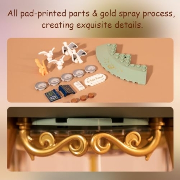 PANTASY Das Kleine Prinz Stundenglas Bauset, Kreatives Baukit für Erwachsene und Jugendliche, Dekoratives Modell für Zuhause und Büro, Detailliertes Stundenglas-Design zum Ausstellen und Spielen - 5