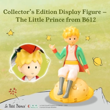 PANTASY Der kleine Prinz Sternengarten Bauset, Drehbarer Pavillon mit roter Rose & Fuchs, Miniatur-Planetenszene, Interaktives Erzählspielzeug über Zähmung und Liebe, Kreatives Geschenk für Erwachsene - 4