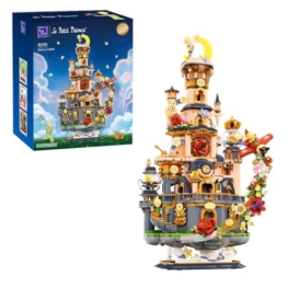 PANTASY Le Petit Prince Sternen-Schloss Bauset Fantasy Modell für Erwachsene und Kinder, Kreatives Geschenk mit ikonischer Rose Bausteinspielzeug - 1