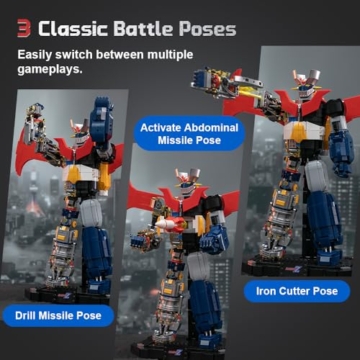 PANTASY Magic Z Halb-Mecha Erwachsenen Baustein Set, 3D Puzzle, Sammlermodell, Erwachsene, Hohe Details - 4