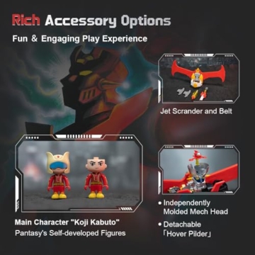 PANTASY Magic Z Halb-Mecha Erwachsenen Baustein Set, 3D Puzzle, Sammlermodell, Erwachsene, Hohe Details - 5