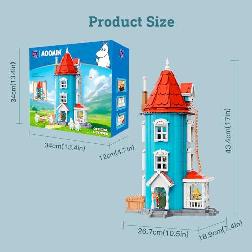 PANTASY Moomin Haus 87201 Set Maße