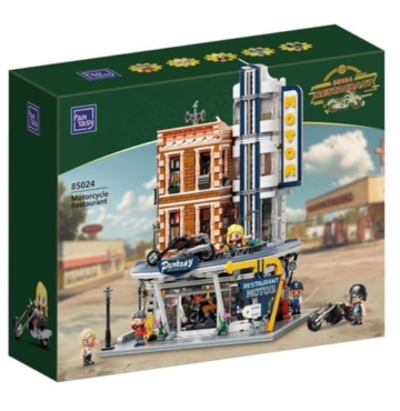 Pantasy Original Construction Set Motorcycle Restaurant - 4
