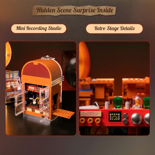 PANTASY 85020 Retro-Jukebox mit Sound & Münzfunktion