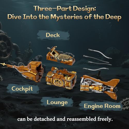 Pantasy Steampunk Nautilus U-Boot (85029) Modular