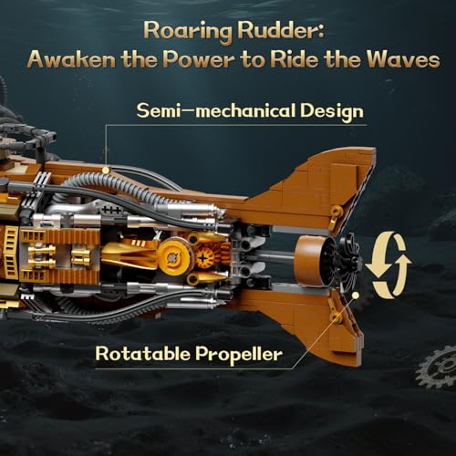 Pantasy Steampunk Nautilus U-Boot (85029) Propeller