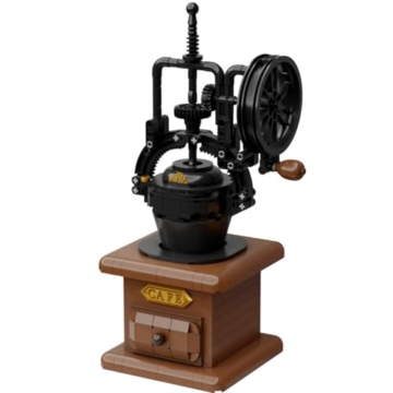 PANTASY Vintage Kaffeemühle Klemmbaustein Set, Detailreiches Coffee Grinder Modell, Kreatives Architektur Gebäude für Erwachsene, Deko Sammler Set - 1