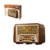 PANTASY Vintage Radio Klemmbaustein-Set für Erwachsene, Retro Radio Modell mit Lichtmodul und beweglichem Abstimmknopf, Handy-Lautsprecher Verstärker Elektronikstruktur, Deko Geschenk - 1