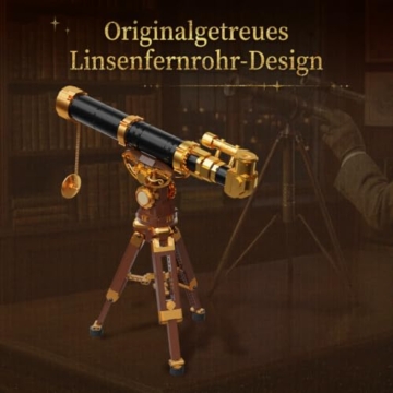 PANTASY Vintage Teleskop Klemmbausteine Set für Erwachsene - 4