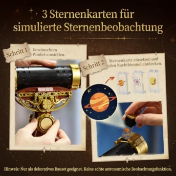 PANTASY Vintage Teleskop Klemmbausteine Set für Erwachsene - 6