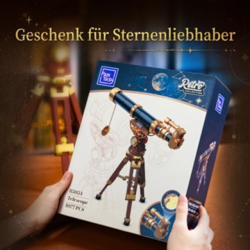 PANTASY Vintage Teleskop Klemmbausteine Set für Erwachsene - 8