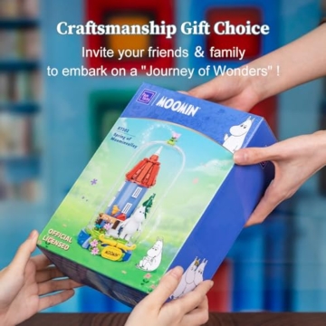 PANTASY Zauberwelt-Serie, Frühlings-Tal Baustein-Set, ideal als Wohnkultur und Geschenk - 5