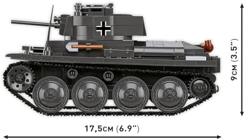 COBI Panzer 38(t) / LT vz. 38 (COBI-2666) Maße