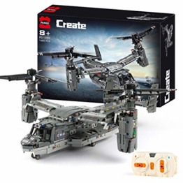 PEXL Technik V-22 Helikopter Kompatibel mit Lego