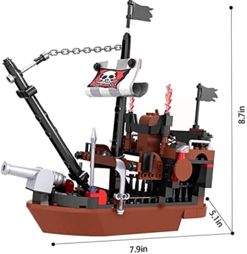 Cogo Piratenschiff Bauspielzeug für Piratenabenteuer