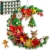 PLAXSOON Adventskalender 2026 Weihnachts-Mondkranz Klemmbausteine mit Licht - 1