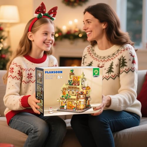 PLAXSOON Blumen Bäckerei Café Haus – 1289 Teile voller Charme, Licht