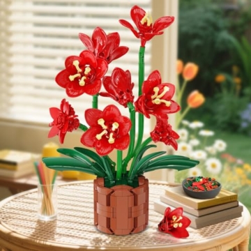 PLAXSOON Amaryllis Blumen – Zeitlose Blütenpracht Blumentopf