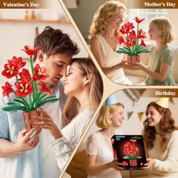 PLAXSOON Amaryllis Blumen – Zeitlose Blütenpracht