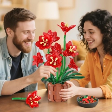 PLAXSOON Amaryllis Blumen – Zeitlose Blütenpracht